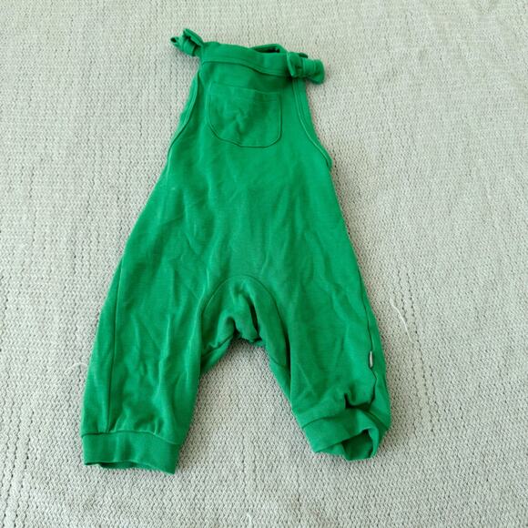 Kyte Baby Green Jersey Bamboo Overalls - 0 to 3 Months - Picture 1 of 4
